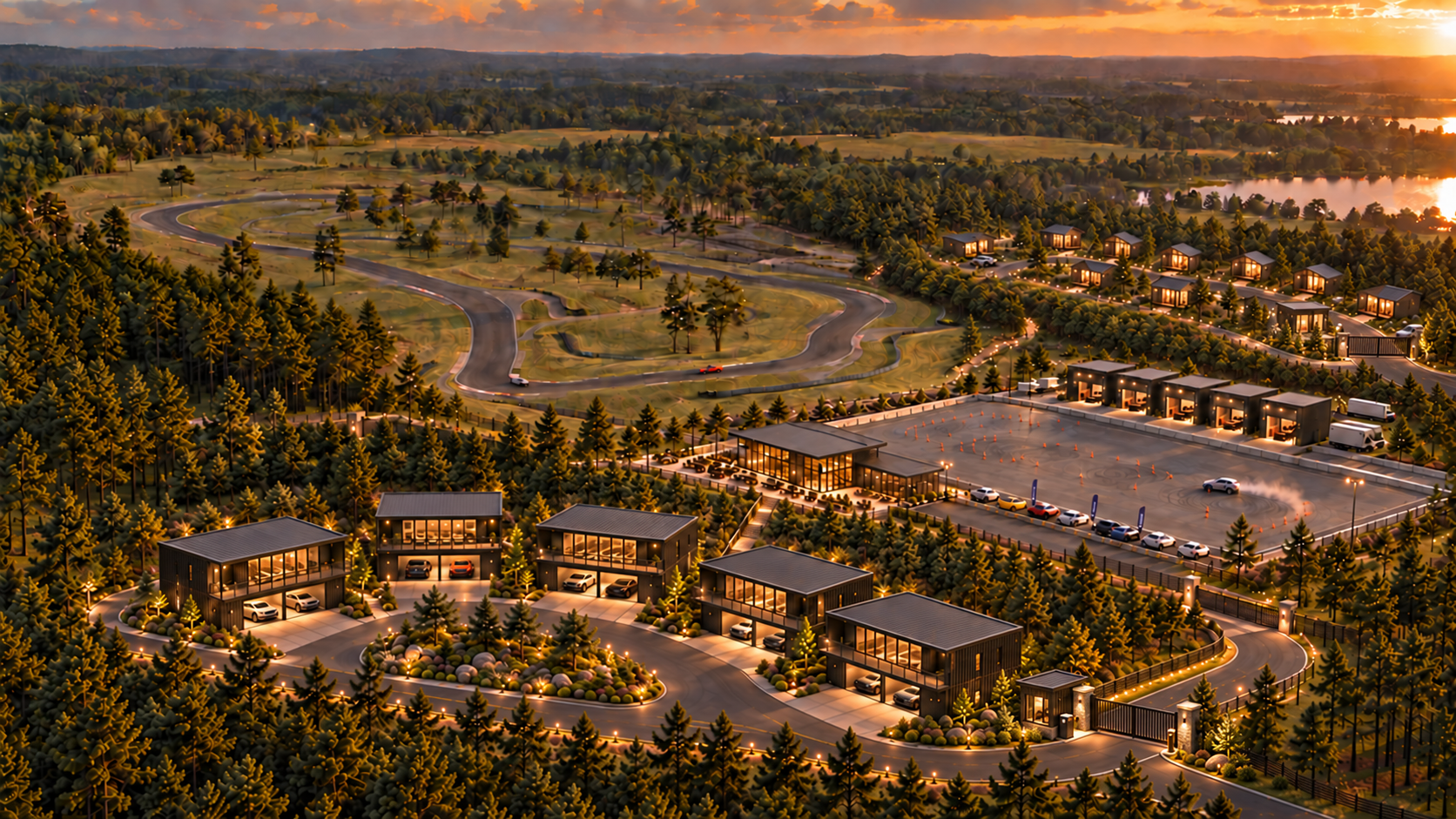 Conceptual long-term master plan of ARDOR Motor Club